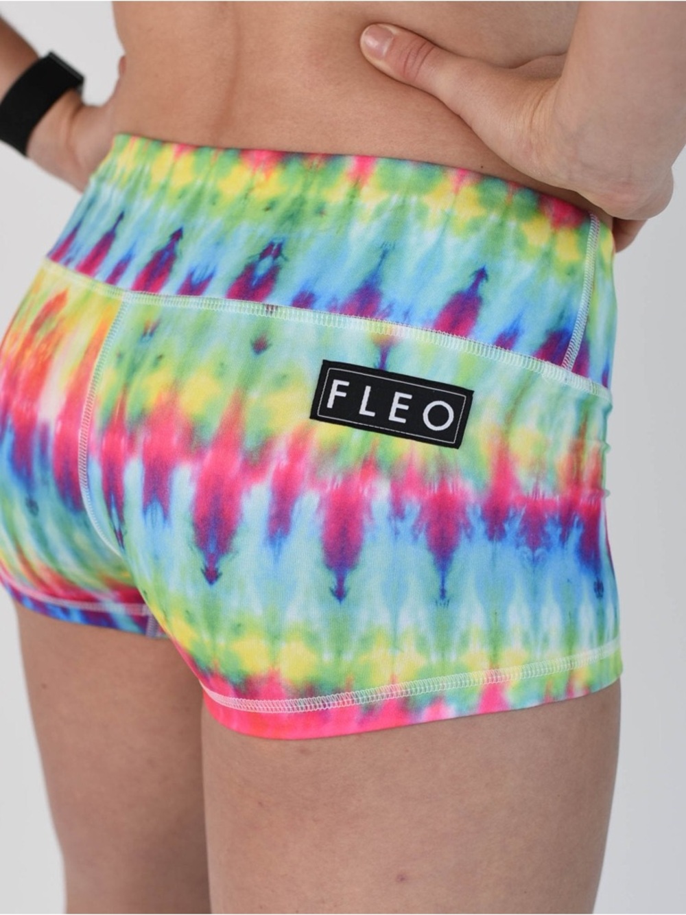 FLEO Rainbow Tie Dye Shorts (Original)